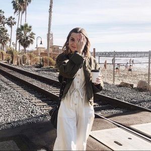 Vintage Green military liner surplus jacket XS/S